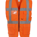 Unisex Recycled Executive Waistcoat - Orange
