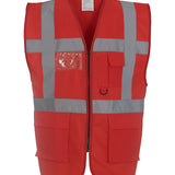 Unisex Recycled Executive Waistcoat - Red