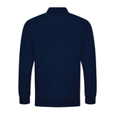 Apetito Unisex Long Sleeve Polo Shirt - Navy